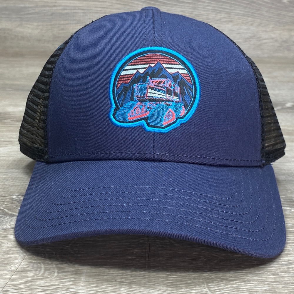 Smartwool Trucker Hat Mens OS Navy Snowcat Trek Snapback Mesh Cap Hiking